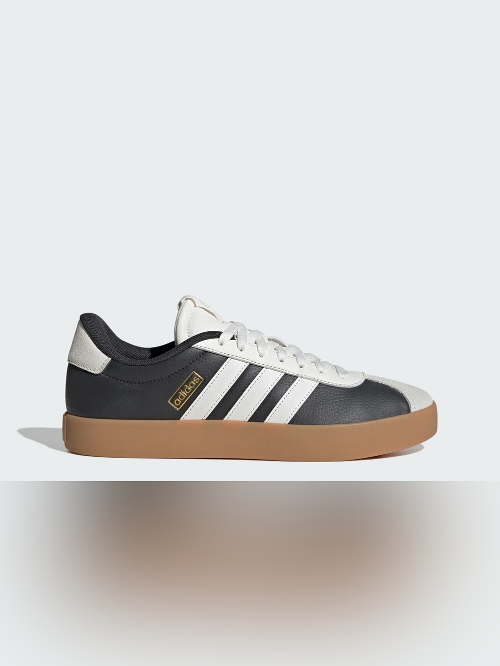 Adidas VL Court Men’s Shoes Carbon Black/White Size 11.5 NEW